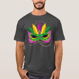 T-shirt Mardi Gras Carnival Masks Funny Mardi Gras Masquer