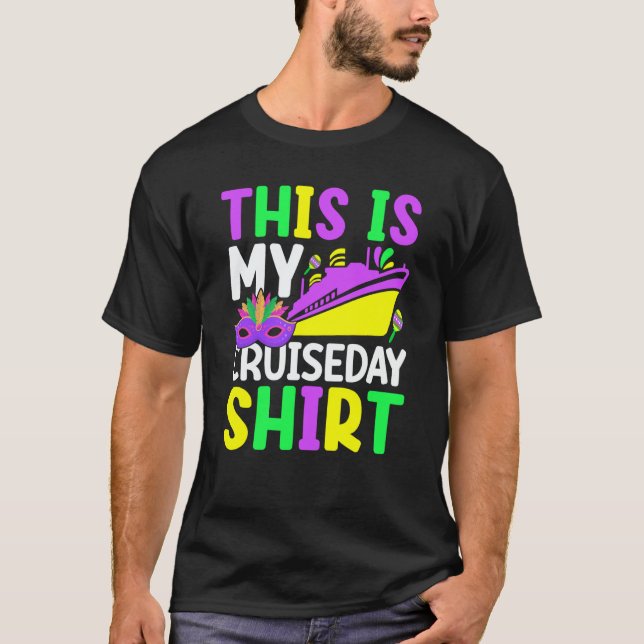 T-shirt Mardi Gras Celebrations parade Boat This is My Cru (Devant)