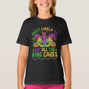 T-shirt Mardi Gras : Celui Qui Mangera Tout Le Gâteau Du R