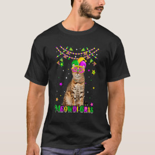 T-shirt Mardi Gras chat bengal Funny Meowdi Gras Carnaval
