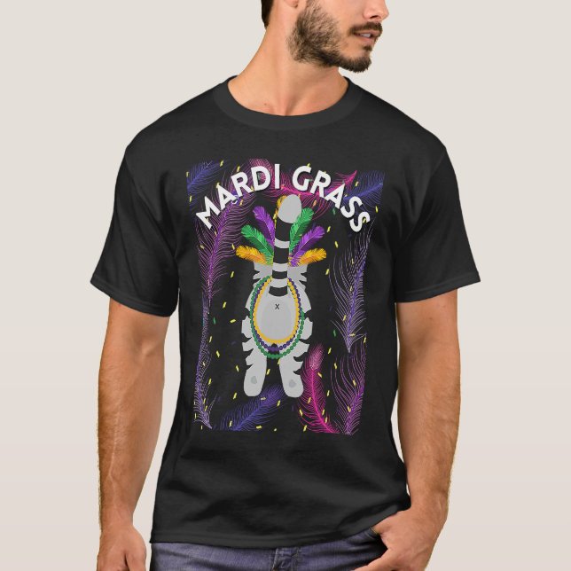 T-shirt Mardi Gras Chat Mardi Gras Pun Mème Mardi Gras Per (Devant)