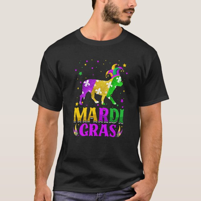 T-shirt Mardi Gras Chihuahua Dog Lover Carnival Jester Pre (Devant)