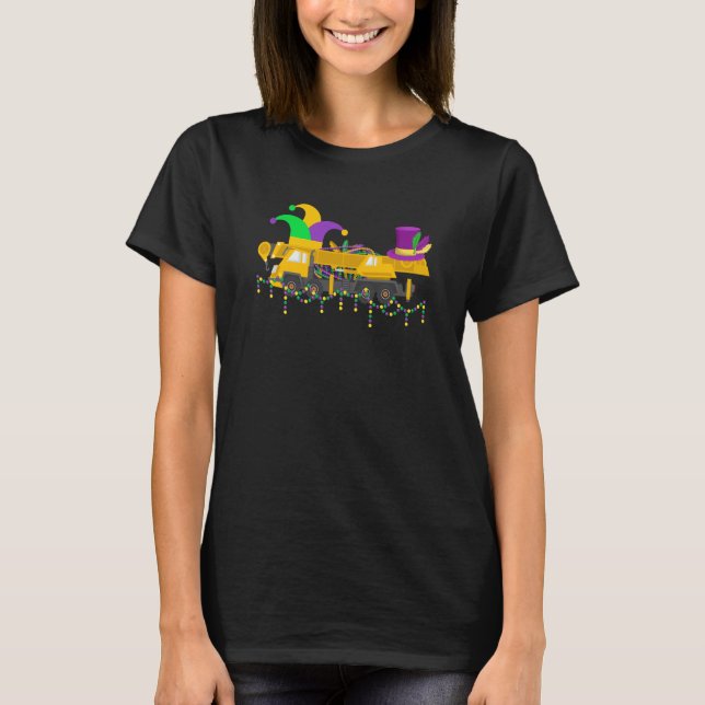 T-shirt Mardi Gras Construction Celebrations Fat Tuesday P (Devant)