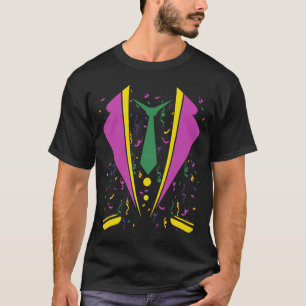 T-shirt Mardi Gras Costume Tuxedo Carnival Parade Mardi