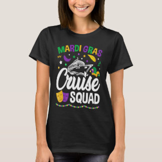T-shirt Mardi Gras Cruise Squad  celebrations parade party
