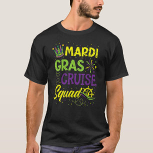 T-shirt Mardi Gras Cruise Squad New Orleans Louisiana Para