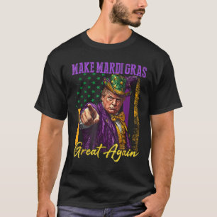 T-shirt Mardi Gras Donald Trump Funny Mardi Gras Américain