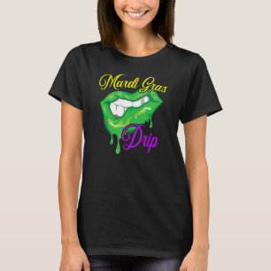 T-shirt Mardi Gras Drip Shenanigan Nouvelle-Orléans Louisi