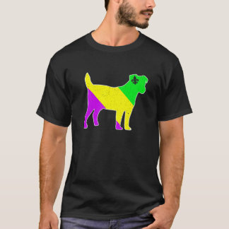 T-shirt Mardi Gras Jack Russell Terrier Chien Funny Chiot 