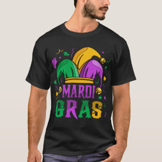 T-shirt Mardi Gras Jester Hat Carnival Celebration