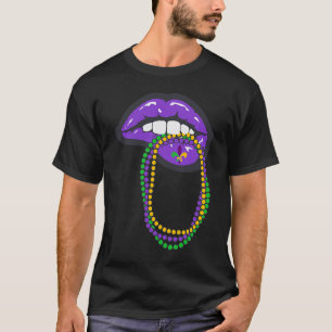 T-shirt Mardi Gras lèvres pour femmes lèvres Prix du Carna