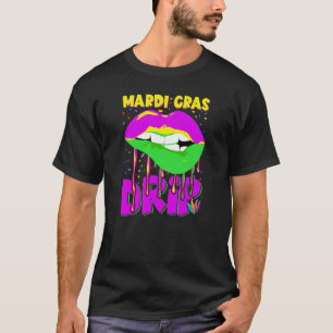 T-shirt Mardi Gras Lips Drips Festival Parade