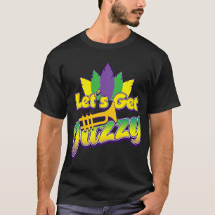 T-shirt Mardi Gras Obtenons jazz Drôle perles costume Nola