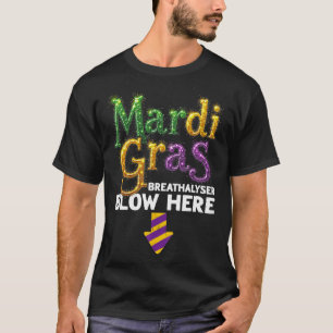 T-shirt Mardi Gras Respirateur Blow Ici Drôle Adulte Homme