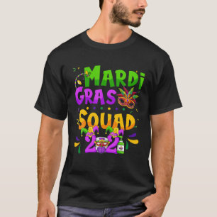 T-shirt Mardi Gras Squad 2021 Louisiane Famille de la Nouv