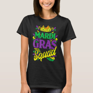 T-shirt Mardi Gras Squad Correspondance Carnival Parade Pa