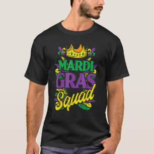 T-shirt Mardi Gras Squad Correspondance Carnival Parade Pa