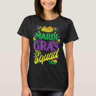 T-shirt Mardi Gras Squad Correspondance Carnival Parade Pa