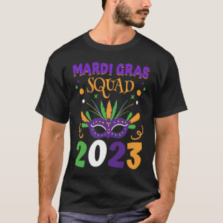T-shirt Mardi Gras Squad For Men Mardi Gras Outfit For Wom