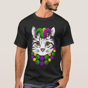 T-shirt Mardi Gras Tenue Pour Femmes Carnaval Jester Ca