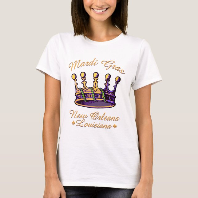 T-shirt Mardi Gras Vêtements et cadeaux de la Couronne (Devant)