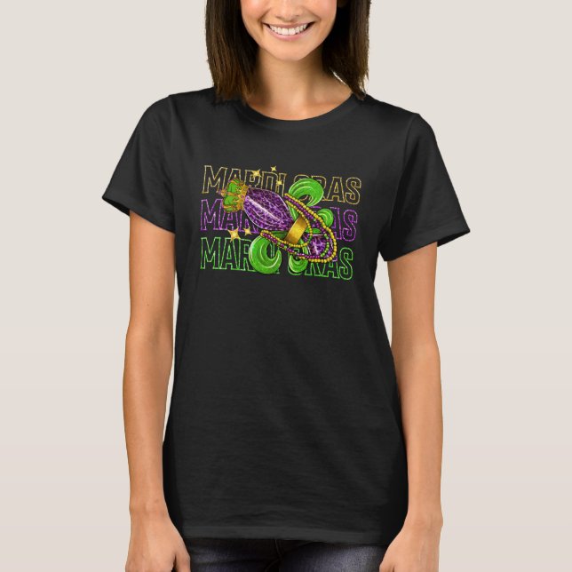 T-shirt Mardi Gras Vibes Leopard Fat Tuesday Costume Festi (Devant)