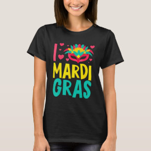 T-shirt Mardi Gras Y'all Fête L Love Ma