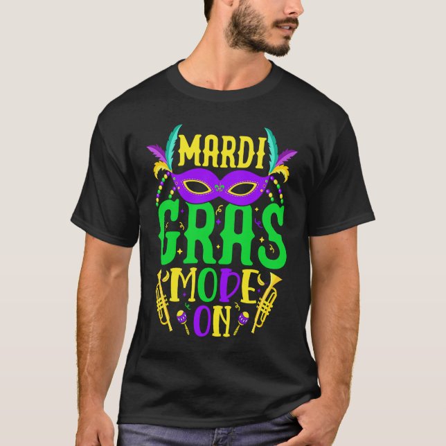 T-shirt Mardy Gras Mode Mardi Gras Mardi (Devant)