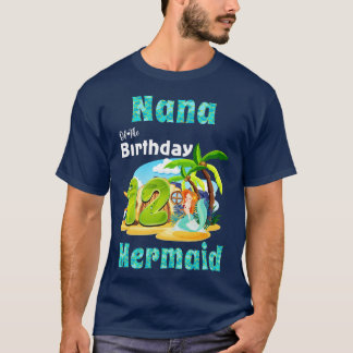 T-shirt Mare Sirène Nana Du 12E Anniversaire