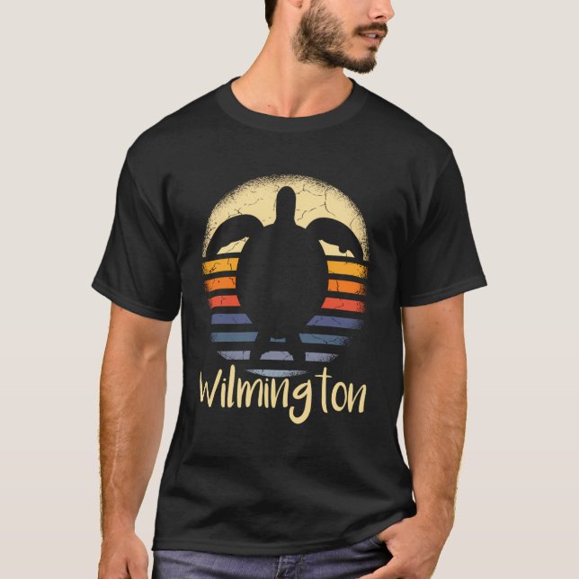T-shirt Mare Wilmington Beach Caroline du Nord Nc Sea Turt (Devant)