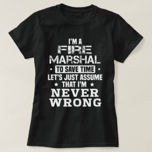 T-shirt Maréchal des incendies