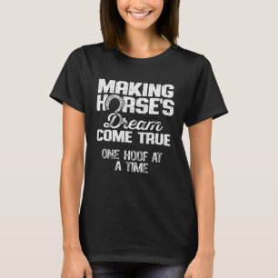 T-shirt Maréchal-ferrant papa réalise les rêves des chevau