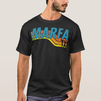 T-shirt Marfa Texas Vintage les années 70 80s Retro Style