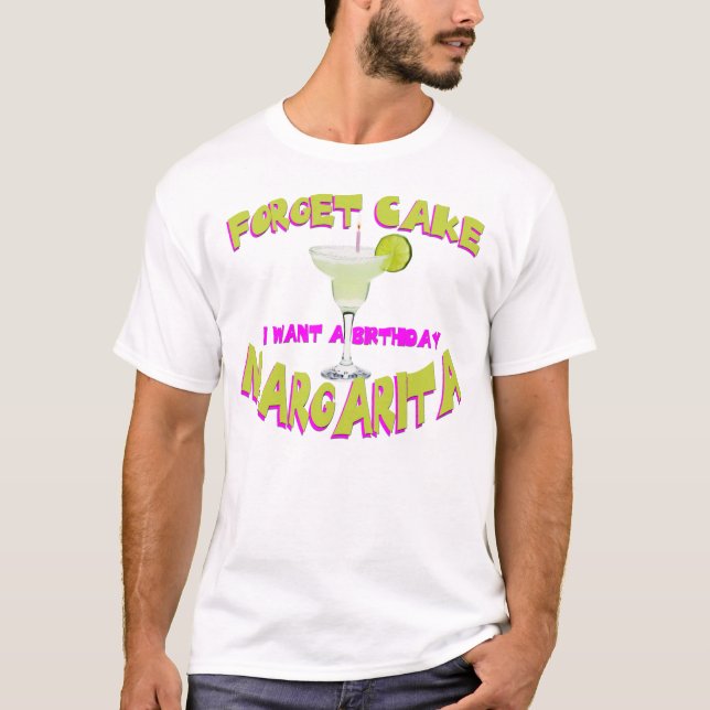 T-shirt Margarita d'anniversaire (Devant)