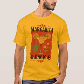T-shirt Margarita Magic - Gras "Tequila Time" Graphique