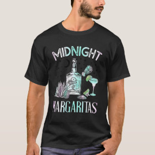 T-shirt Margaritas de minuit féminins Halloween Sorcière
