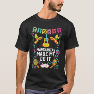 T-shirt Margaritas M'A Fait Le Faire Margarita Boire Alcoo