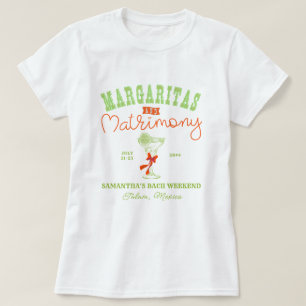 T-shirt Margaritas & Mariage Tulum Bachelorette