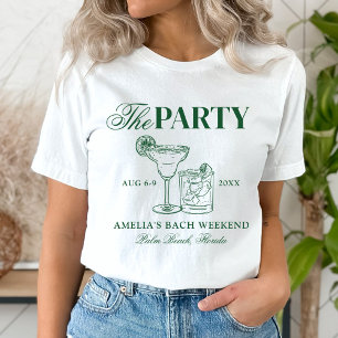 T-shirt Margaritas & Matrimony Enterrement de Vie de Jeune