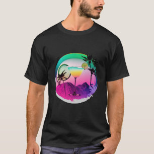 T-shirt Margaritas Synthwave 80s Rétrowave esthétique 2