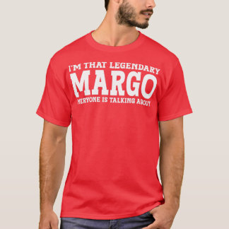 T-shirt Margo Nom personnel Femmes Fille Amusante Margo