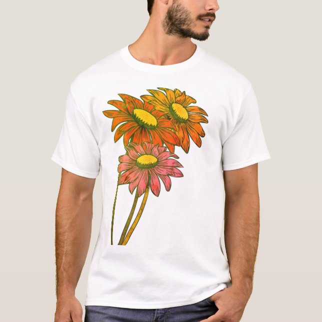 T-shirt Marguerite banale Marguerite transvale Tournesol c (Devant)