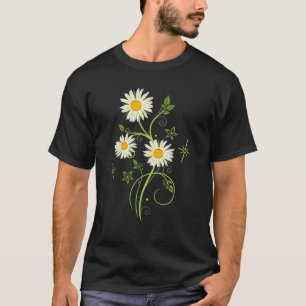 T-shirt Marguerites Daisy Printemps Daisy été Daisy Fleur