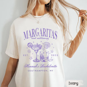 T-shirt Marguerites Rétro Modernes et Mariage Rayé Bach