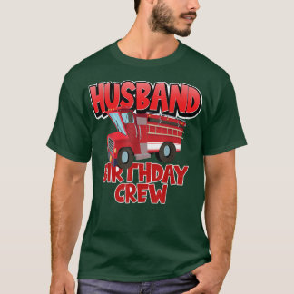 T-shirt Mari Birthday Crew Fire Truck Firefighter Birth