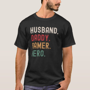 T-shirt Mari Daddy Gamer Hero