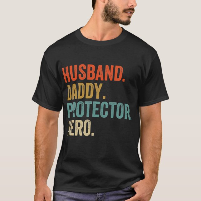 T-shirt Mari Daddy Protecteur Héros Chemise Daddy (Devant)