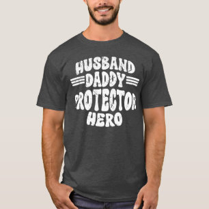 T-shirt Mari Daddy Protecteur Héros Fête des pères pour pa