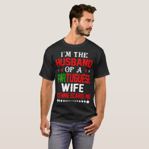 T-shirt Mari de cadeau portugais de Valentine d'épouse