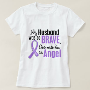 T-shirt Mari de lymphome de Hodgkins de l'ange 1